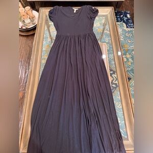 Matilda Jane Black Maxi Dress with Gathered Skirt